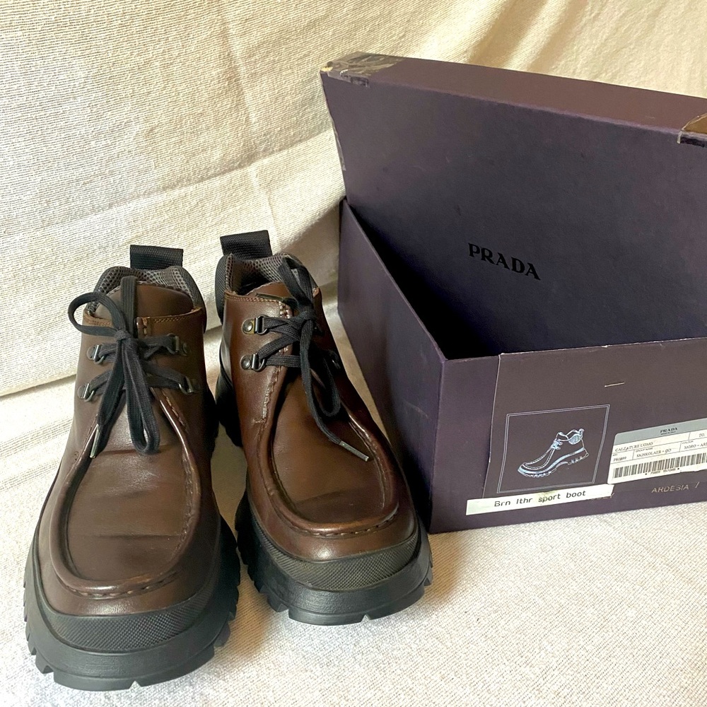 PRADA Boots worn once